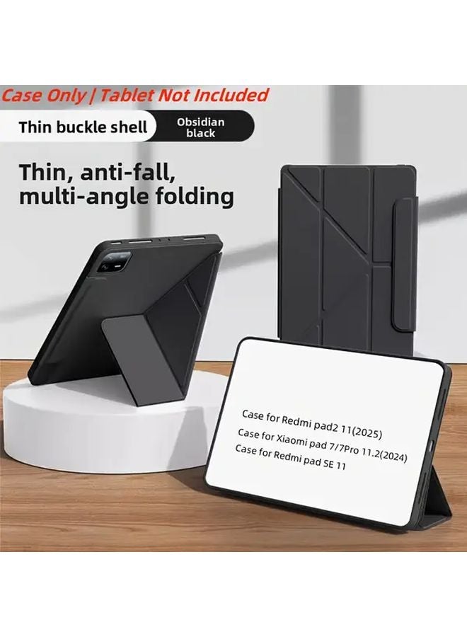 Black Protective Case For Xiaomi Pad 7 7 Pro 11 2 2024 Tablet With Magnetic Closure - Image 5